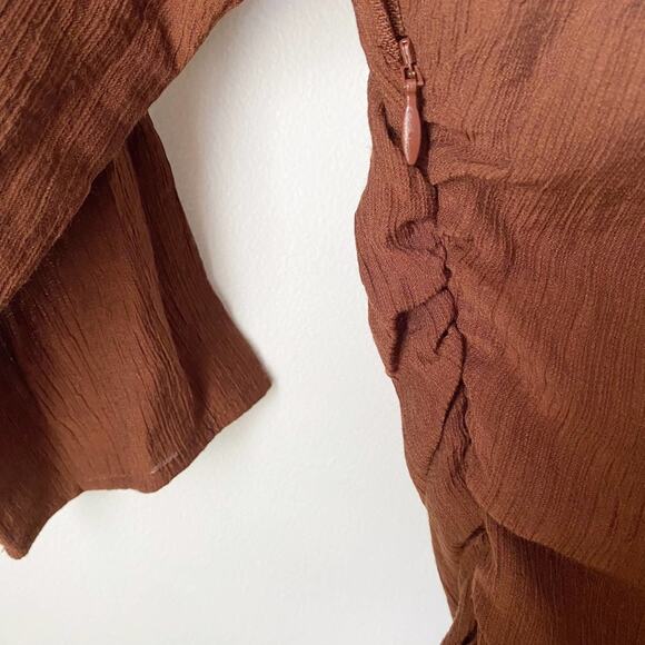 Zara Ruched Asymmetrical Top - Picture 12 of 16